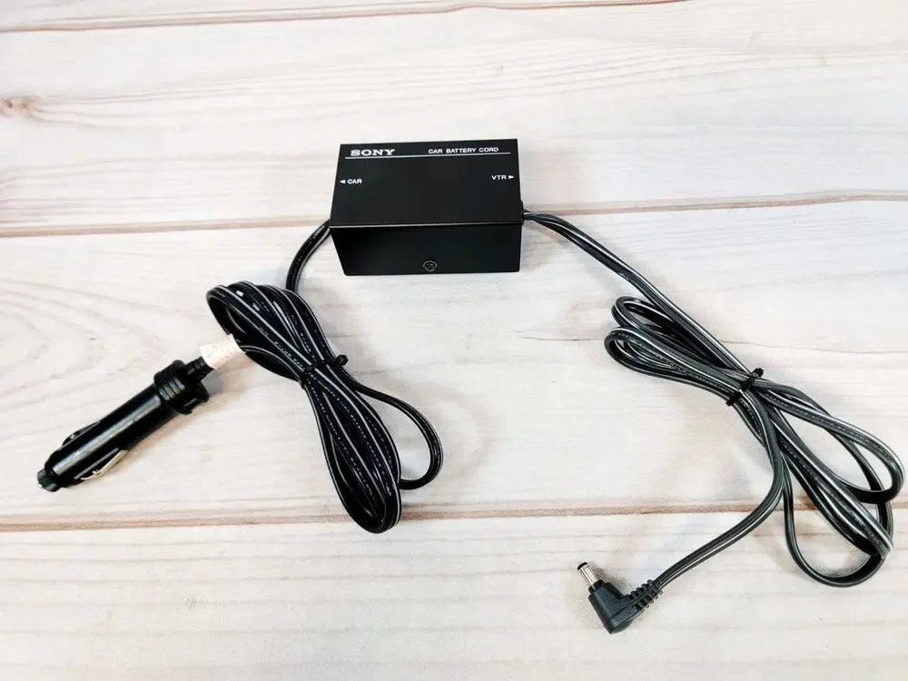 Sony DCC-2600 Car Battery Cord DC Adapter for Sony Camcorders Video Camera 8mm